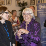 Retired Queen's Nurse Merrill Whalen and QNIS' Lynn Gilmour at the QNIS awards event.